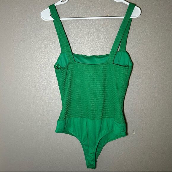 NEW Lulu’s Signature Look green bustier bodysuit women’s size large - Picture 6 of 10